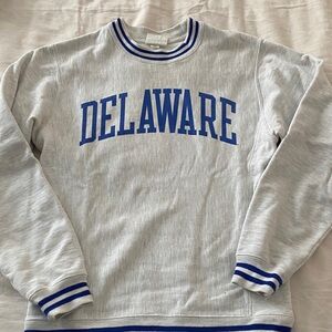 Delaware Gray and Blue crew neck